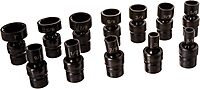 Grey Pneumatic (1612U 3/8" Drive 12-Piece 12-Point Standard Fractional Universal Socket Set