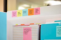 Post-it Sheet Super Sticky Note and Dispenser Value Pack, 3 in x 3 in, 12 Pads, Assorted Colors (DS330-SSVA) 2.3" x 6.3"