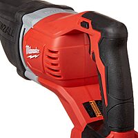 Milwaukee 2621-20 M18 18V Lithium Ion Cordless Sawzall 3,000RPM Reciprocating Saw with Quik Lok Blade Clamp and All Metal