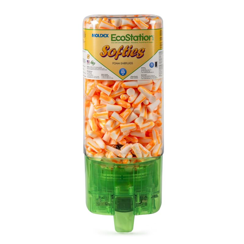 Moldex Softies® TouchFree EcoStation® Uncorded Disposable Foam Earplug Dispenser 6831, NRR 33dB