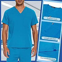 Conjunto de uniforme médico unisex
