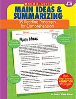 Scholastic Comprehension - Main Idea - Grades 4-8