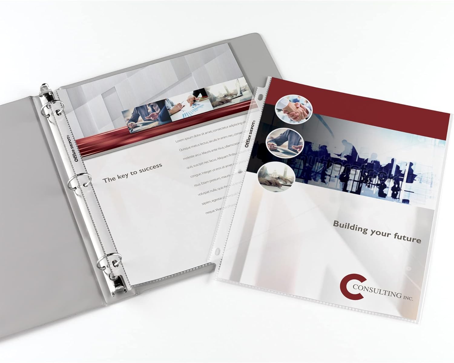 Office Depot Standard Weight Sheet Protectors, 8 1/2in. x 11in., Clear, Pack of 200, OD491694