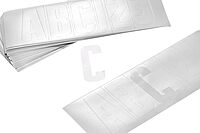 ATTWOOD 148-Piece Waterproof 3" Vinyl Boating Letter & Number Kit