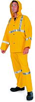MCR SAFETY Luminator Three-Piece 0.35 mm PVC/Polyester Rain Suit