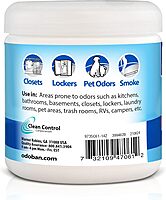OdoBan Solid Odor Absorber Air Freshener, Fresh Linen Scent, 14 Oz