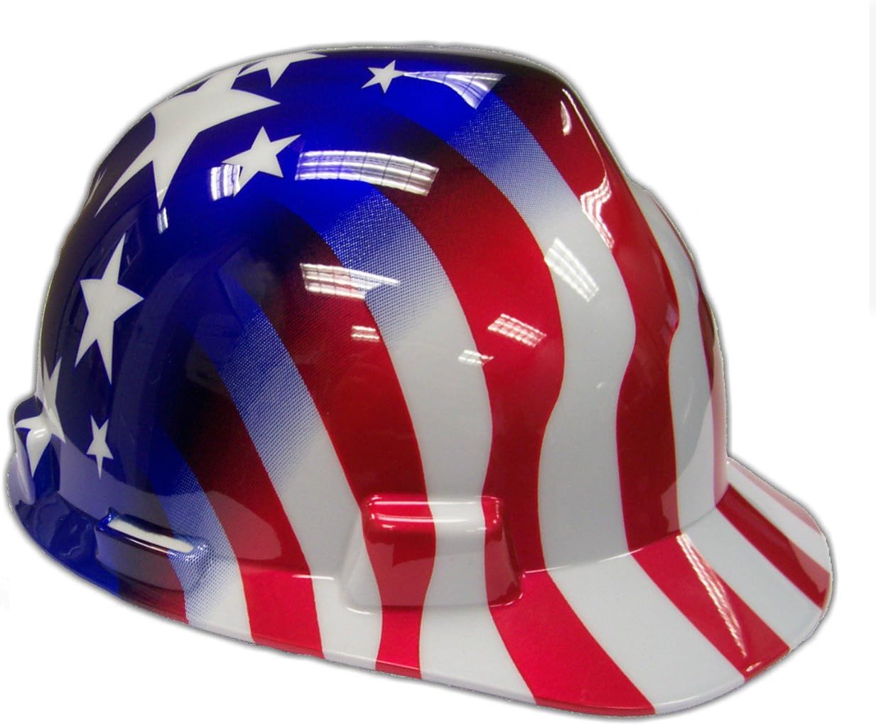 Safety Works 10055139 US Patriotic V-Gard Hard Hat