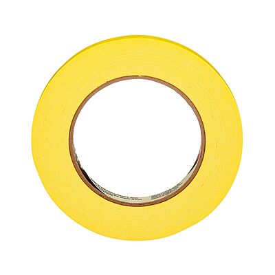 3M 301+12 301+ Yellow Masking or Painter's Tape, 12 mm Width 0.5 Inch x 60 Yards