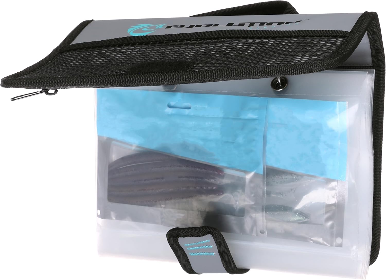 Evolution Fishing Rigger Series Bait Binder - Grey, Water Resistant Tarpaulin Construction, Kayak Fishing Bait Binder
