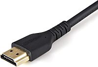 StarTech.com 1m(3ft) HDMI Cable with Locking Screw - 4K 60Hz HDR - High Speed HDMI 2.0 Monitor Cable with Locking Screw