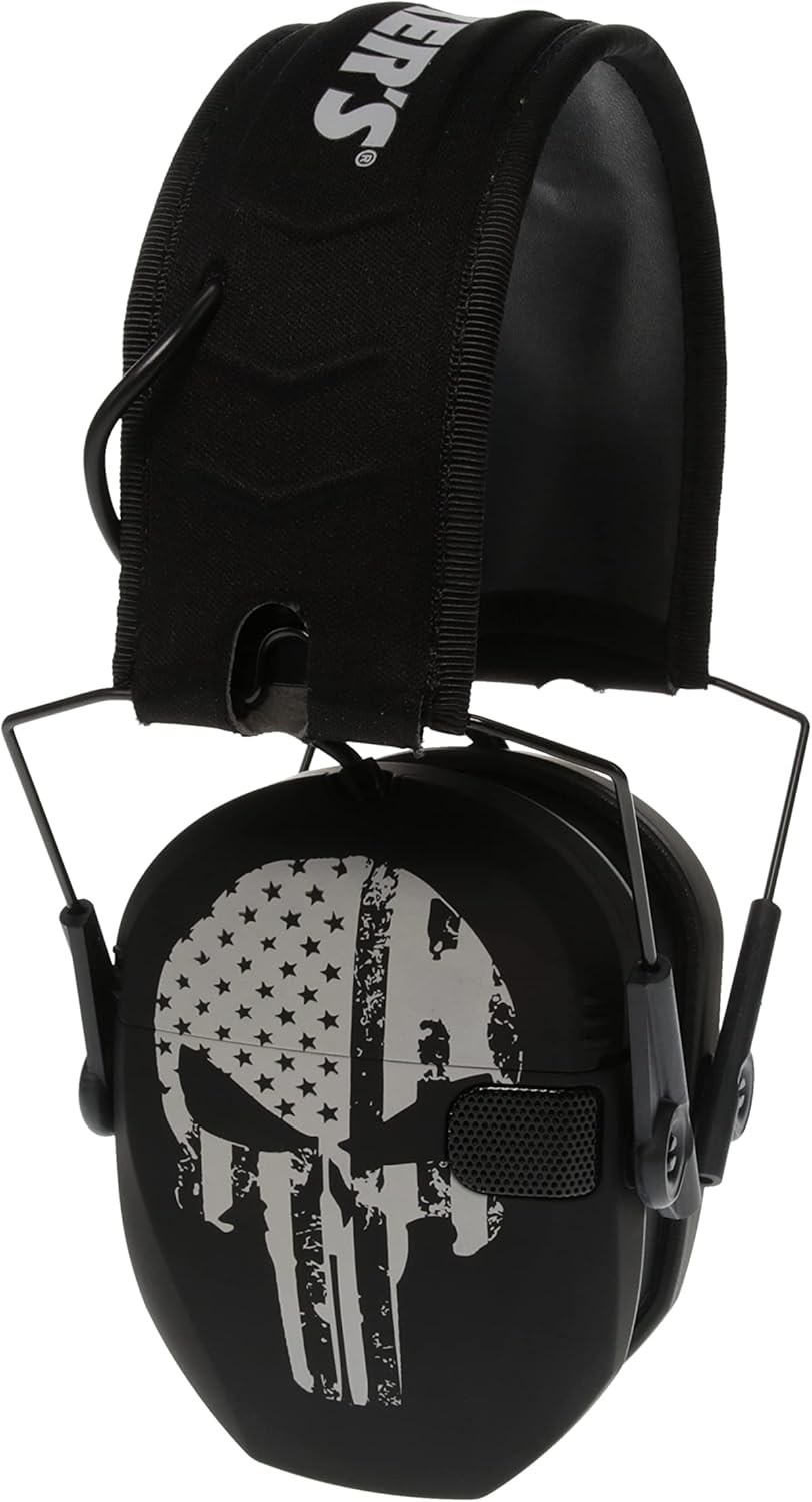 WALKER'S Razor Slim Electronic Earmuffs Ultra Low-Profile Folding Hearing Protection