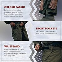 VERTX Integrity Shell Mens Tactical Pants, Windproof, Waterproof Rain Pant