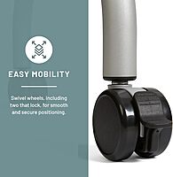 SAFCO Impromptu Full Whiteboard Screen Double-Sided Magnetic Mobile Dry Erase Board