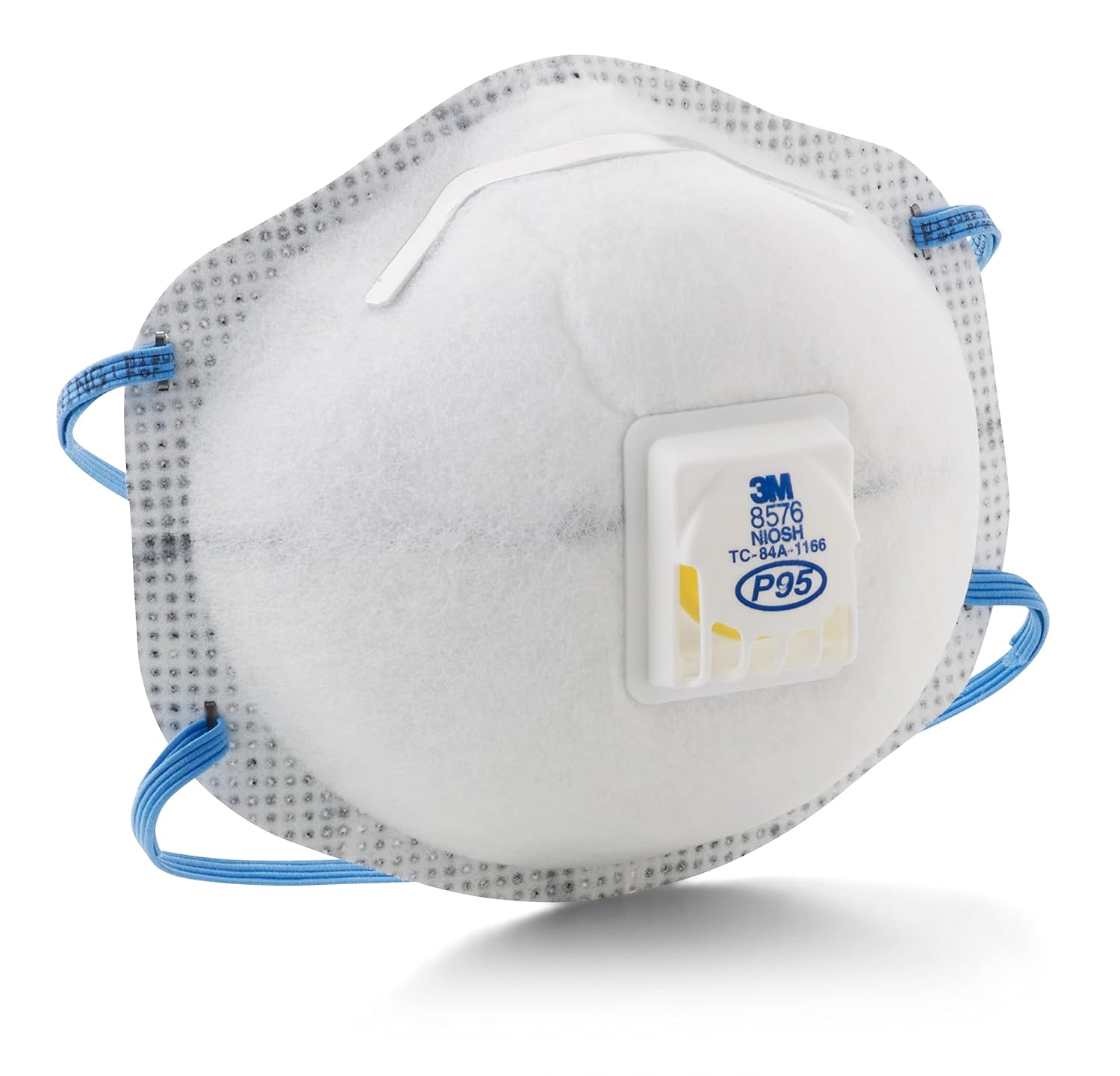 3M Particulate Respirator 8576, P95, Pack of 10, NIOSH APPROVED, Cool Flow Valve