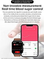 Reloj Inteligente De Glucosa En Sangre ECG+PPG HRV