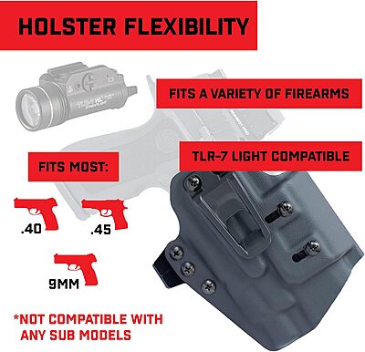 CRUCIAL CONCEALMENT Ambi Universal Light Holster