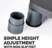 Fellowes Monitor Riser, 4inH x 13 1/8inW x 13 1/2inD, Graphite