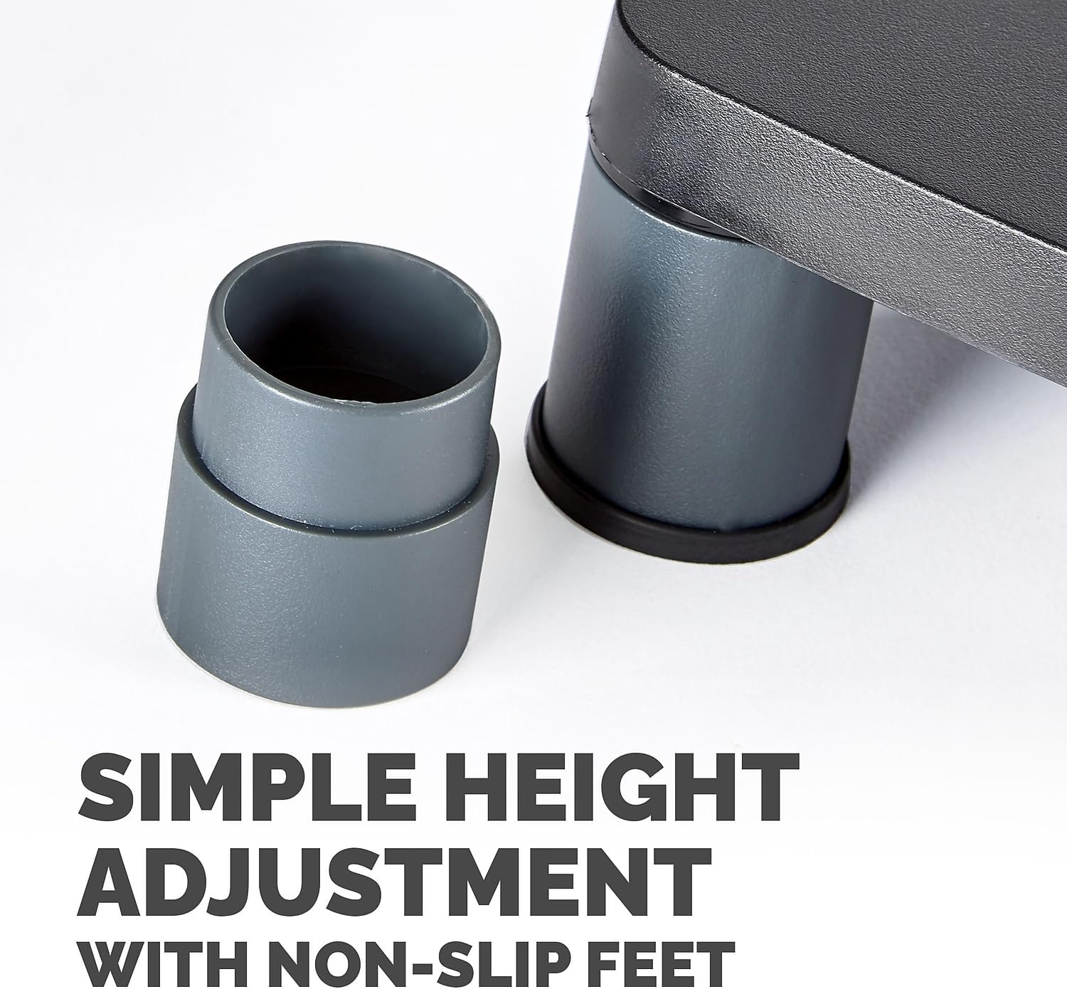 Fellowes Monitor Riser, 4inH x 13 1/8inW x 13 1/2inD, Graphite