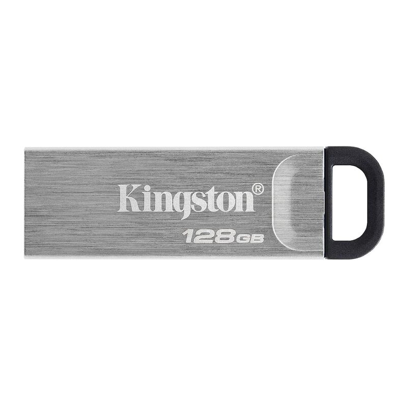 Kingston DataTraveler Kyson 128GB High Performance USB 3.2 Metal Flash Drive | Speeds up to 200MB/s | DTKN/128GB