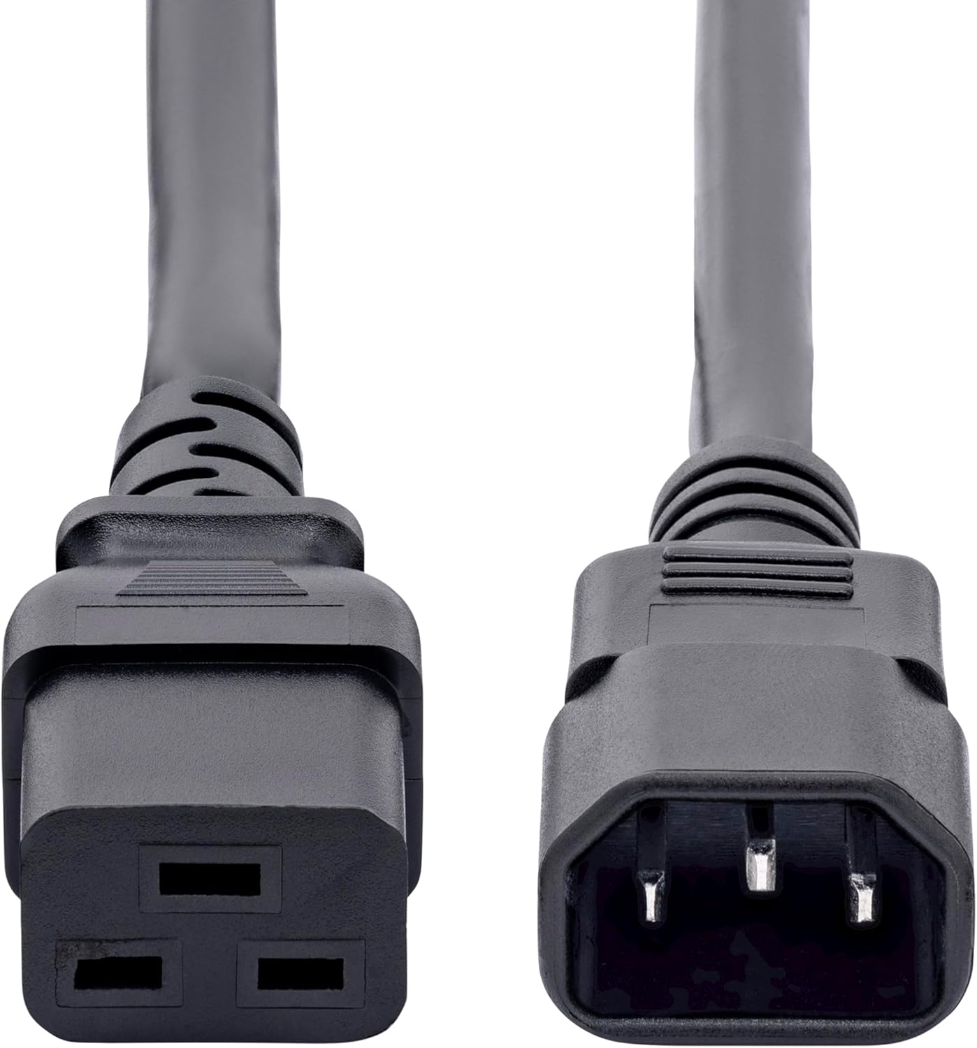 StarTech.com 6ft (1.8m) Heavy Duty Power Cord, C14 to C19, 15A 250V, 14AWG, PDU Power Cable, Server Power Cord, UL Listed