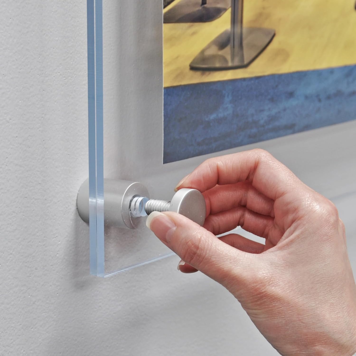 Azar Displays Standoff Acrylic Sign Holder