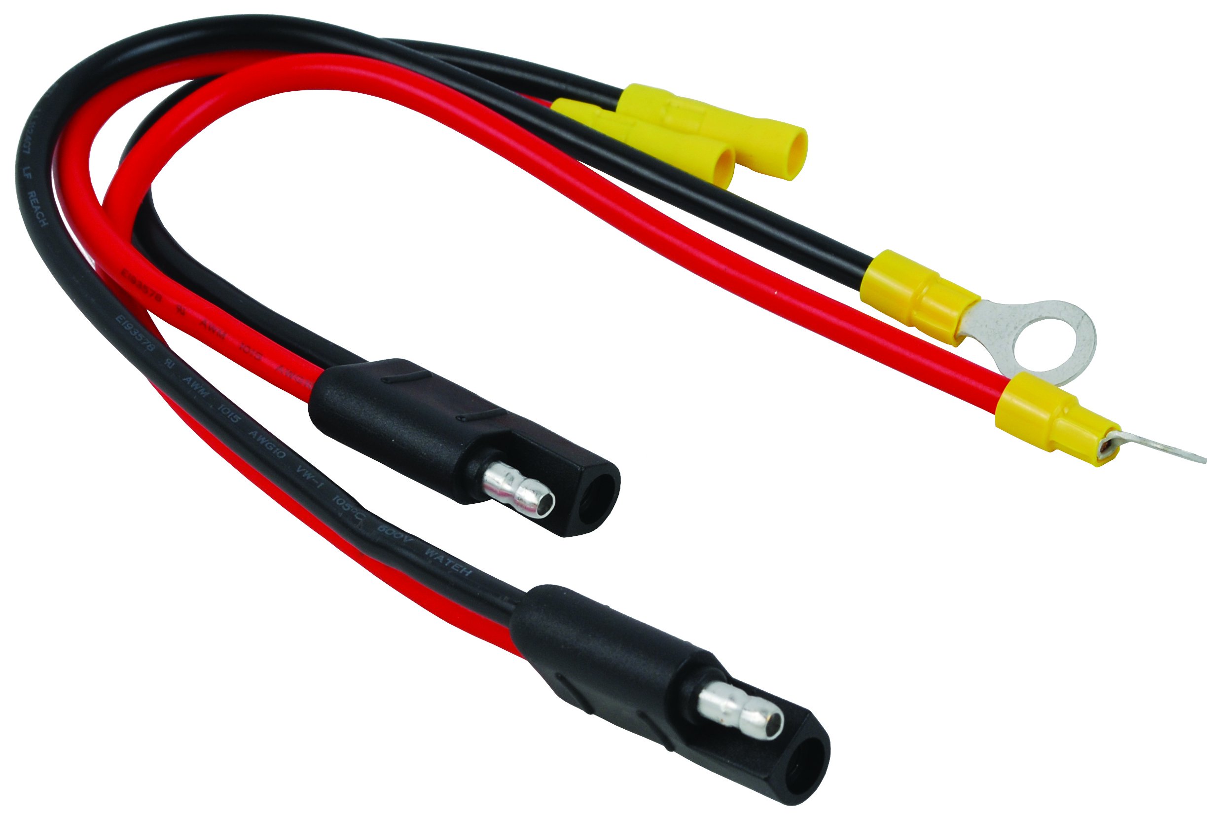 attwood 14367-6 Heavy-Duty Trolling Motor Quick Connectors 2-Wire 10-Gauge, Set of 2, One Size