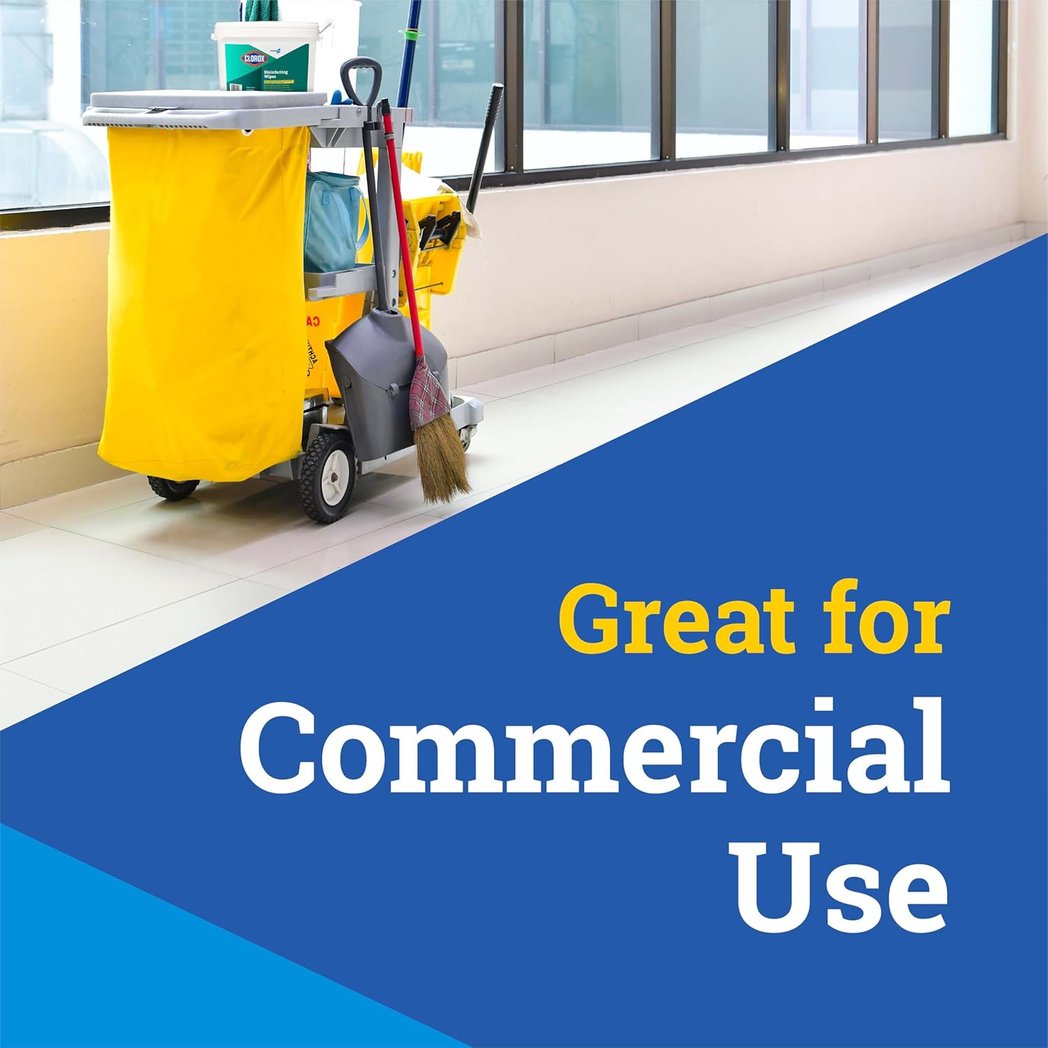 CloroxPro Clorox Disinfecting Wipes, Lemon Fresh, 75 Count (Package May Vary) 75 Count (Pack of 1)