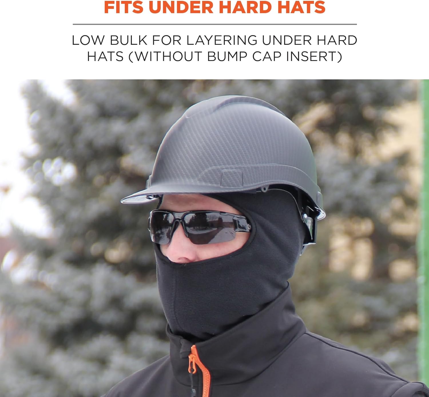ERGODYNE N-Ferno 6893Z Zippered Balaclava Face Mask