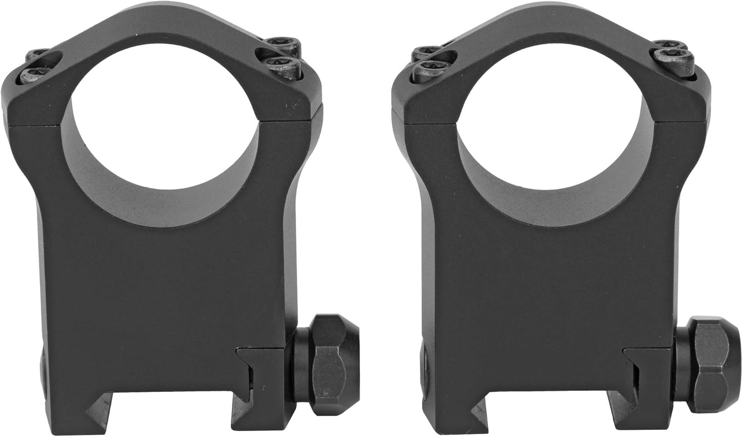 WARNE 7217M Mountain Tech Scope Mounts, 7075/T6 Aluminium, Fits Picatinny Rails, 30mm Scope Rings, Ultra High Matte