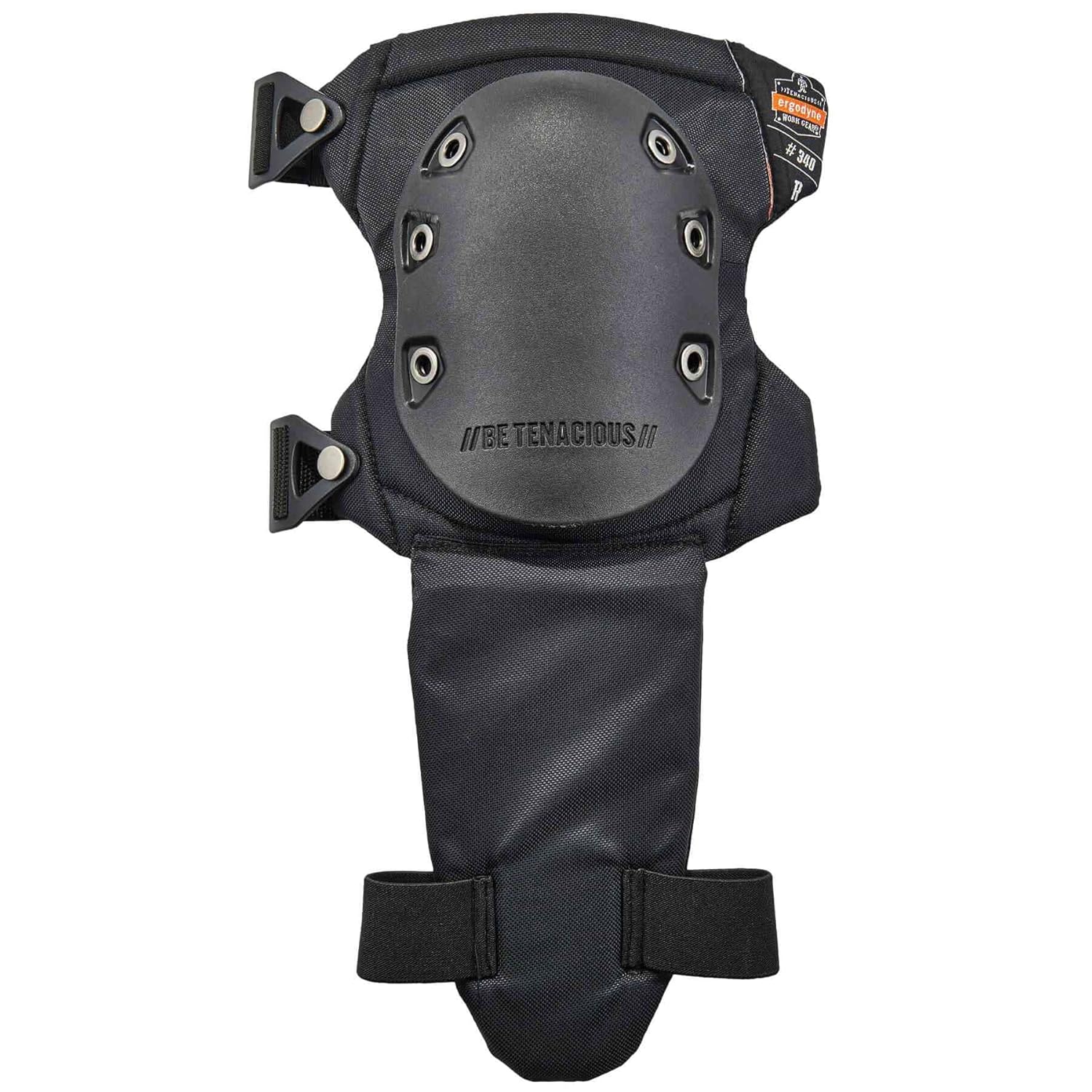 Ergodyne ProFlex 340 Knee Pad with Shin Guard - Black
