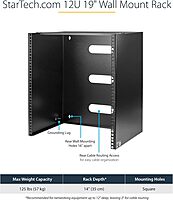StarTech.com 19" Wall Mount Patch Panel Rack Bracket