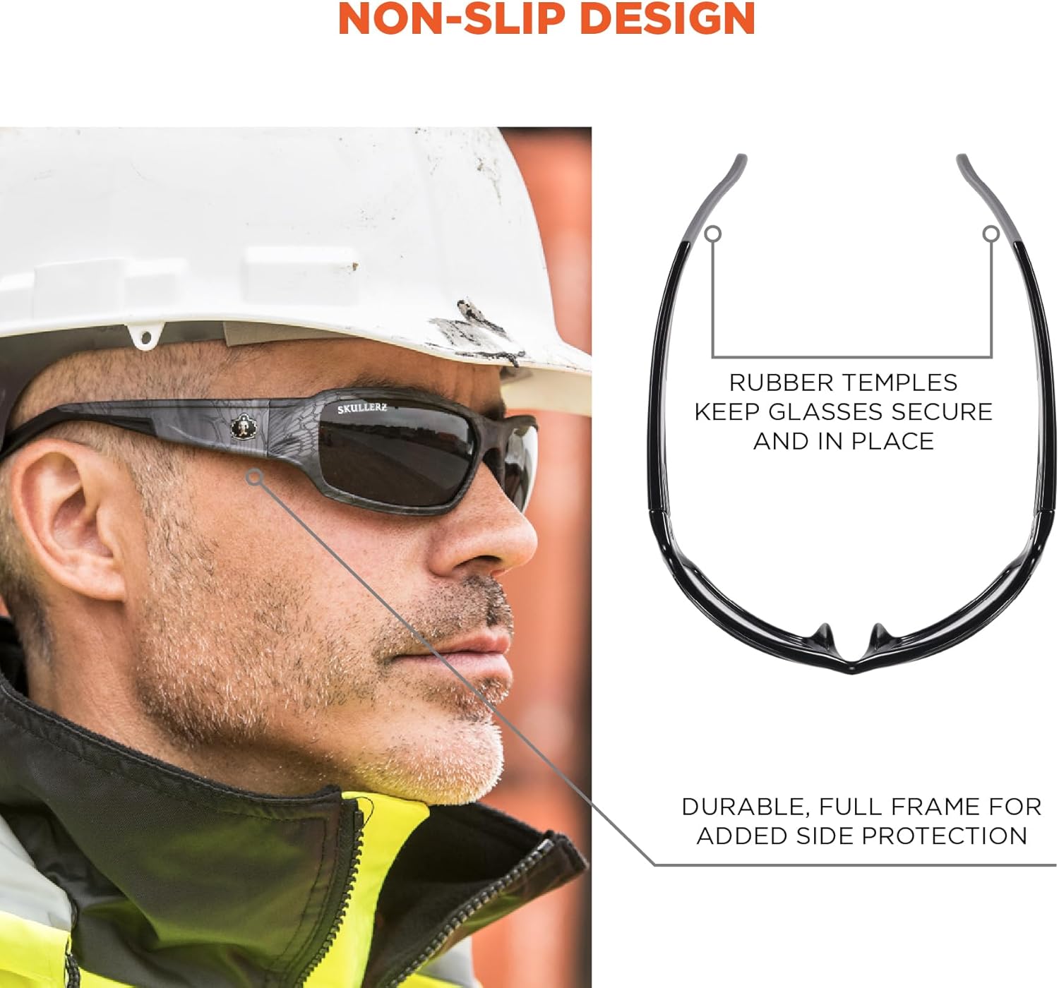 ERGODYNE Skullerz THOR Anti-Fog Safety Glasses