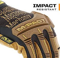 Mechanix Wear M-Pact Leather Gloves - Impact-Resistant Work Gloves