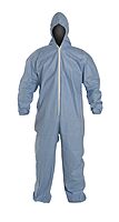 DuPont Proshield 6 TM127S Secondary Flame Resistant Coverall with Attached Hood, Blue, 3X-Large (Case of 25) 25-Pack