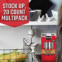 Jack Link's Beef Sticks, Original – Protein Snack, Meat Stick with 6g of Protein, Made with 100% Beef, Individually Wrapped Beef Snack Sticks – 0.92 Oz. (20 Count) (Pack of 2)
