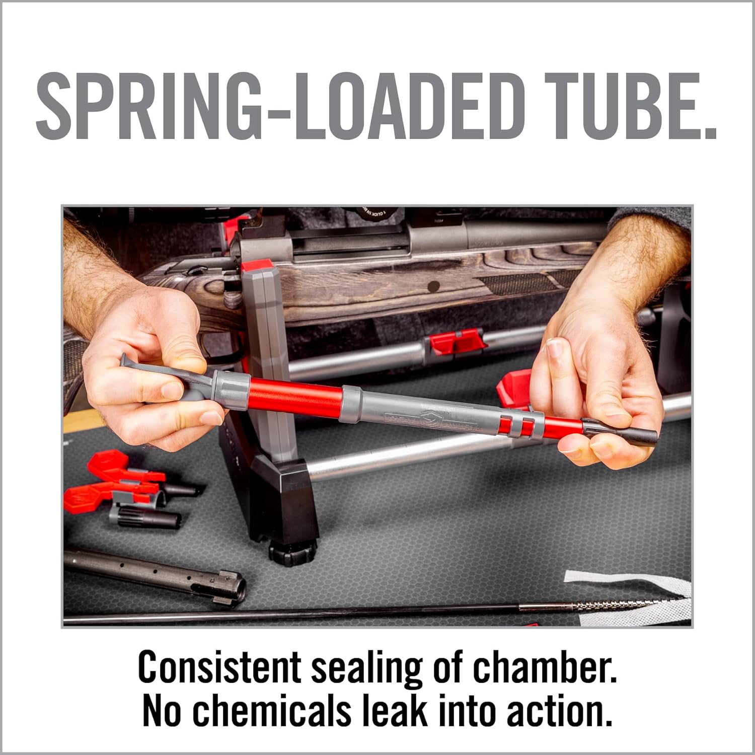 Real Avid Smart-Fit Bore Guide with 3 Interchangeable Tips for Cleaning Rod Alignment and Gun Cleaning