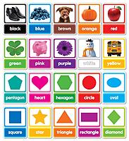 Scholastic Colors & Shapes In Photos Bulletin Board Set, Pre-K To 1st Grade