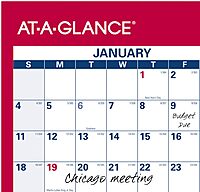 AT-A-GLANCE Reversible Erasable Wall Calendar, Vertical/Horizontal