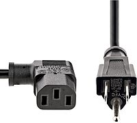 StarTech.com Computer Power Cord NEMA 5-15P to IEC C13 18AWG 125V 10A