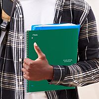 FIVE STAR 1-Subject Spiral Notebook with Study App, College Ruled, 100 Sheets (8.5 x 11)