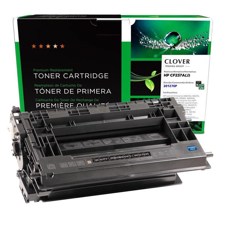 Office Depot Remanufactured Extended-Yield Toner Cartridge Replacement for HP CF237A (Black)
