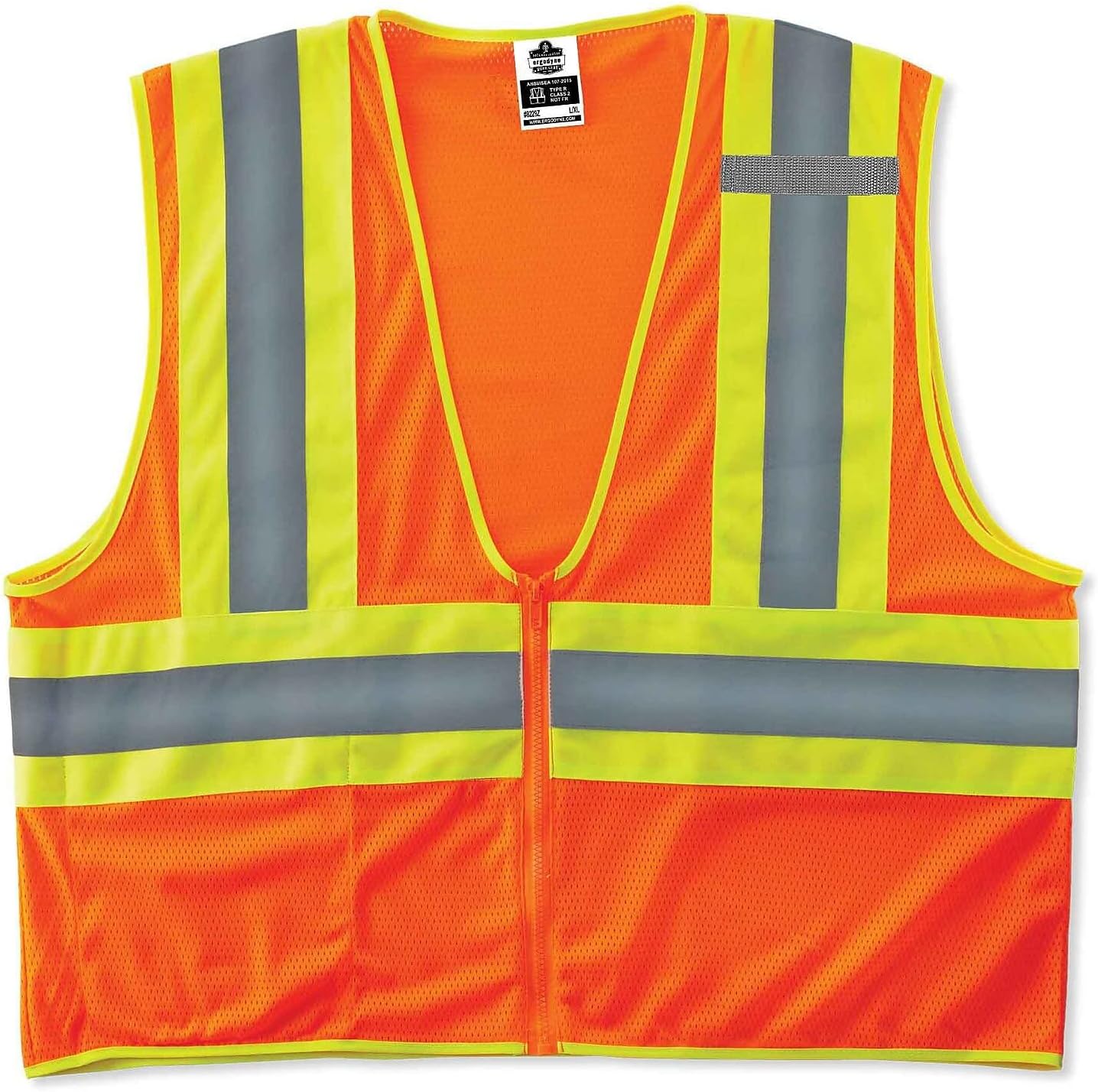 Ergodyne GloWear Safety Vest, Economy 2-Tone, Type-R Class 2, X-Small, Orange, 8229Z