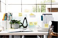 Post-it 100% Recycled Paper Super Sticky Notes, 3 in. x 3 in., 24 Pads/Pack, 70 Sheets/Pad