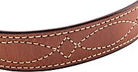BIANCHI B12 Reversible Fancy Stitched Full-Grain Leather Belt