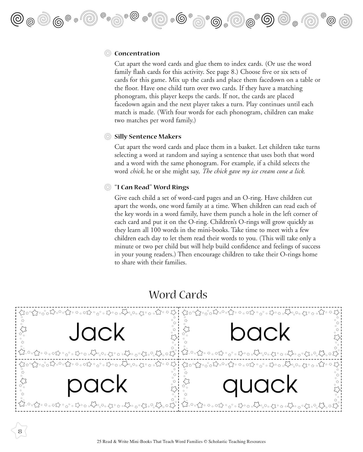 25 Read and Write Mini-Books That Teach Word Families