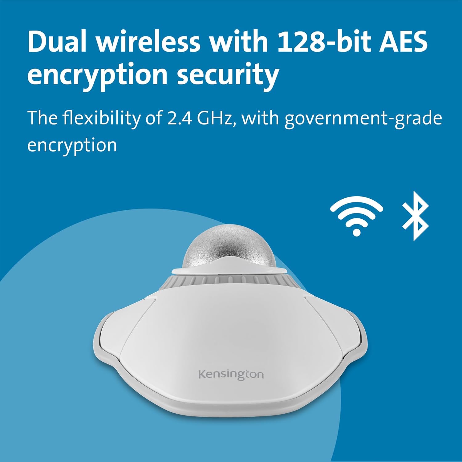 KENSINGTON Orbit Wireless Trackball with Scroll Ring