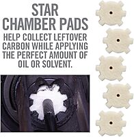 Real Avid Brush Combo: Star Chamber Pads, Chamber Brush, Chamber Mop and Bore Brush for Modern Sporting Firearms Chambered in .223/.224 Caliber Family, White