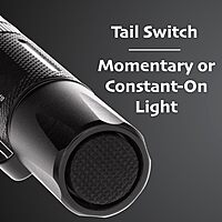 Nightstick MT-110 Mini-TAC Metal LED Flashlight-1 AA, 3.9-Inch, Black