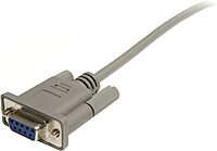 StarTech.com 25 ft Cross Wired DB9 Serial Null Modem Cable - F/F - 25ft DB9 Null Modem Cable (SCNM9FF25)