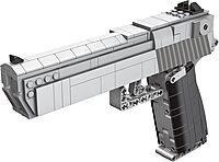 Caliber Gourmet Mechanical Model Kit - Automatic Toy Handgun, 528 pcs 3D Building Blocks